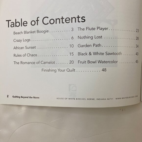 Quilting Beyond The Norm: 10 Unique Quilts Youll Love To Stitch Craft Book - Picture 3 of 5